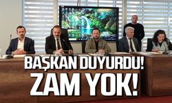 Başkan duyurdu! Kozlu'da zam yok!