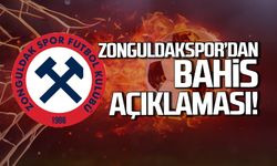 Zonguldakspor'dan bahis açıklaması!