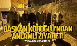 Başkan Sezer Köroğlu'ndan anlamlı ziyaret!
