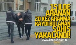 15 İlde aranan, 20 kayıtlı firari Kayseri’de yakalandı