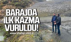 Gümeli barajında içme suyu çalışmaları başladı