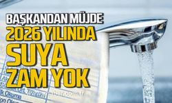 Halil Posbıyık'tan müjde! 2026 yılında suya zam yok!