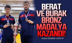Berat Hıdır ile Burak İsmail Şengür bronz madalya kazandı!
