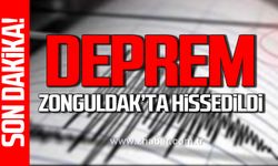 Bolu'da 3,5 büyüklüğünde deprem! Zonguldak'ta hissedildi!