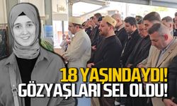 18 yaşındaydı! Şebnem Çetinkaya gözyaşları ile uğurlandı!