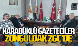 Karabüklü gazetecilerden Zonguldak Gazeteciler Cemiyeti’ne ziyaret