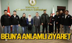 ÜNİAK Başkanı Enes Alperen ve yönetimi BEUN’da!