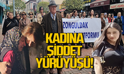 Kadına şiddet için yürüdüler: Tepkiler çığ gibi!