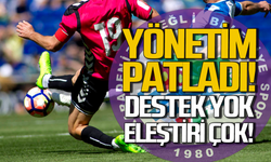 Kulüp yönetimi patladı: Destek yok eleştiri çok!