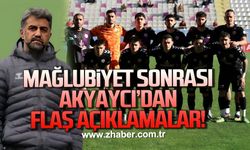 Orduspor mağlubiyeti sonrası Akyaycı’dan açıklama!