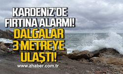Karadeniz'de fırtına alarmı! Dalgalar 3 metreyi aştı!