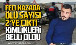 Çaycuma'da feci kazada ölü sayısı 2’ye çıktı! Kimlikleri belli oldu!