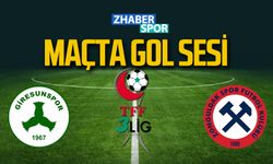 Giresunspor- Zonguldakspor maçı başladı!