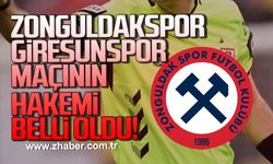 Zonguldakspor- Giresunspor maçının hakemi belli oldu