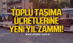 Ereğli’de toplu taşıma ücretlerine yeni yıl zammı!