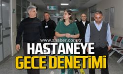 Zonguldak İl Sağlık Müdürlüğü'nden hastane ve 112 istasyonlarına gece denetimi!