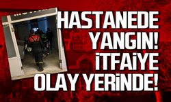 Atatürk Devlet Hastanesi'nde yangın!