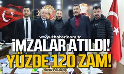 Çatalağzı Belediyesi’nde sosyal denge tazminatı imzalandı!