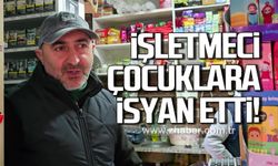Çocuklar büfenin kilidini çözdü: İşletmeci isyan etti!