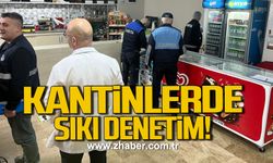 Zonguldak'ta kantinlerde sıkı denetim!