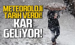Meteoroloji tarih verdi! Kar geliyor!