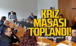 Kozlu'da kriz masası toplandı!