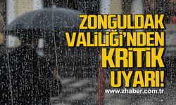 Zonguldak Valiliği'nden kritik uyarı!