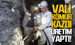 Osman Hacıbektaşoğlu kömür kazdı, üretime katkı sağladı!