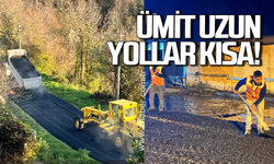 Mesai kavramı yok: Gece-gündüz asfalt döküyorlar!