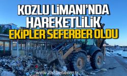 Kozlu Limanı'nda hareketlilik. Ekipler seferber oldu.