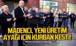 Madenci, yeni üretim ayağı için kurban kesti!