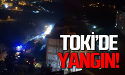 TOKİ’de çıkan yangın büyük panik yaşattı!