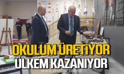 Harun Akgül “Okulum Üretiyor, Ülkem Kazanıyor” sergisini ziyaret etti!