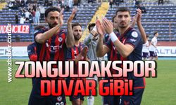 Zonguldakspor savunmada duvar gibi!