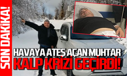 Zonguldak'ta havaya ateş açan muhtar Metin Çapar kalp krizi geçirdi!