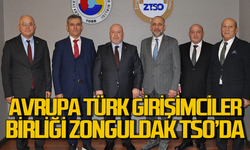Avrupa Türk Girişimciler Birliği Zonguldak TSO’yu ziyaret etti