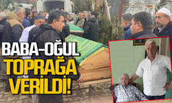 Zonguldak’ta 1 saat arayla hayatlarını kaybeden baba-oğlu toprağa verildi!