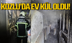 Zonguldak'ta korkutan yangın: Ev alevlere teslim oldu