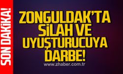Zonguldak’ta silah ve uy*şturucuya darbe