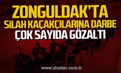 Zonguldak'ta silah kaçakçılarına darbe! Çok sayıda gözaltı!