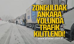 Zonguldak-Ankara yolunda trafik kilitlendi