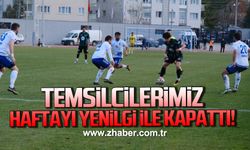 Zonguldaklı temsilcilerimiz haftayı yenilgi ile kapattı