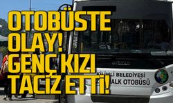 Kilimli otobüsünde taciz iddiası! Ortalık karıştı!