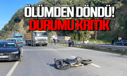 Ereğli’de sürücü ölümden döndü: Durumu kritik!