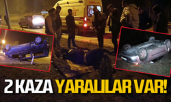 Kazalar peş peşe geldi: Çok sayıda yaralı var!