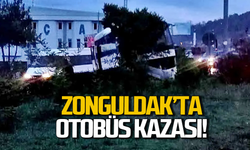 Zonguldak’ta otobüs kazası!