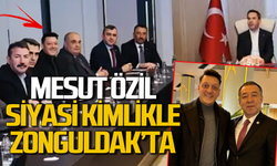 Mesut Özil futbolcu olarak değil siyaset kimliği ile Zonguldak’ta