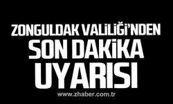 Zonguldak Valiliği duyurdu. Yoğun kar yağışı geliyor.