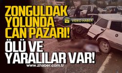 Zonguldak yolunda can pazarı! Ölü ve yaralılar var!