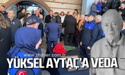 Yüksel Aytaç için Zonguldak Belediyesi önünde tören düzenlendi!